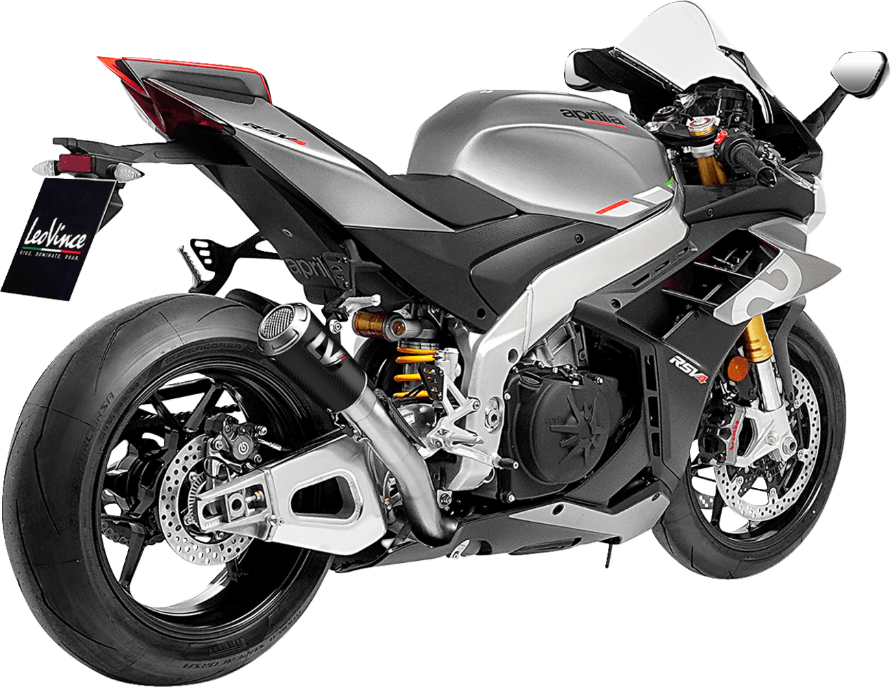 LeoVince LV-10 Carbon Fiber Muffler for Aprilia RSV4 3