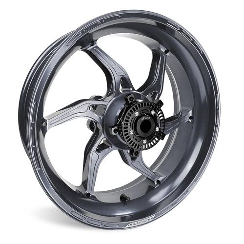 Gloss Ti Gray Apex-6 Yamaha R1 /R1S /R1M 2015-2025 Forged Core Moto wheels 1