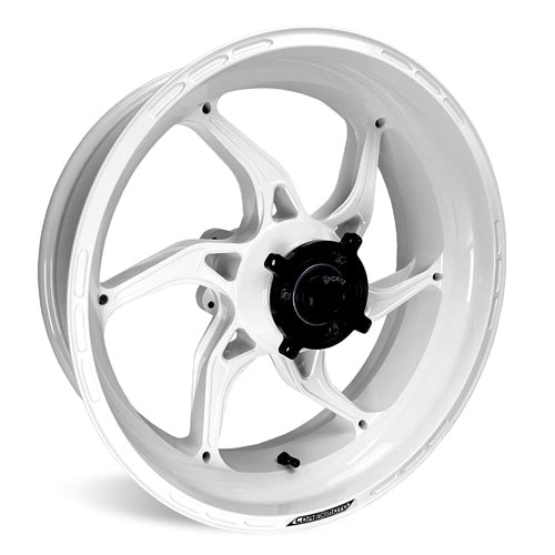 Gloss White Apex-6 BMW S1000RR / M10000RR 2020+ (Replaces Forged and Carbon) Forged Core Moto wheels 1