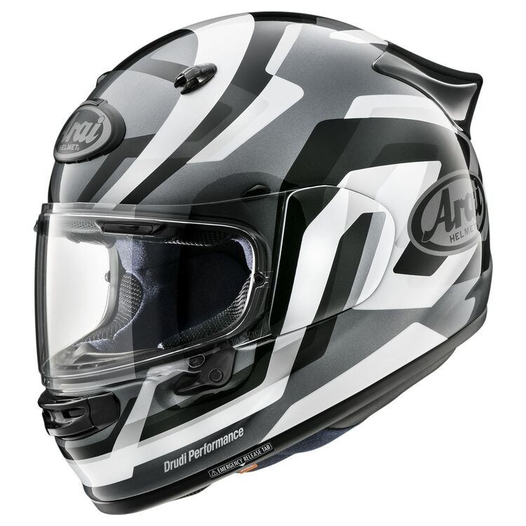 Arai Contour-X Full-Face Helmet – Snake White | DOT-Certified Street Helmet with Striking Graphic Design 1