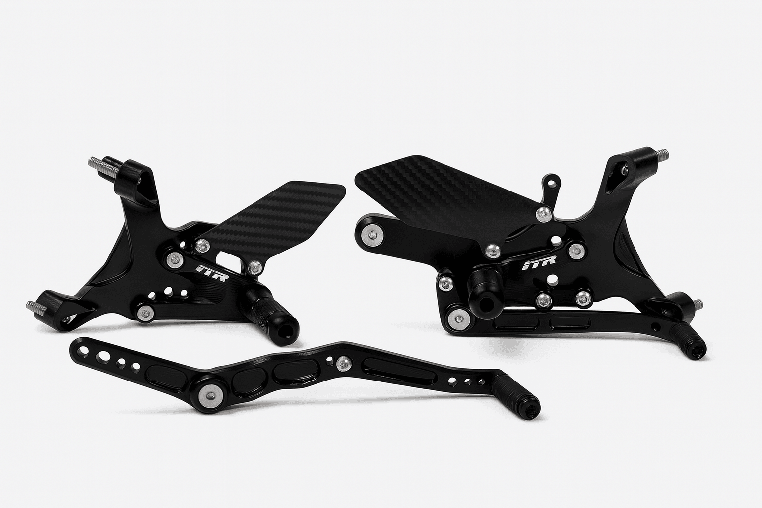 ITR Rear Set for BMW S1000RR Black 2020-2021 1