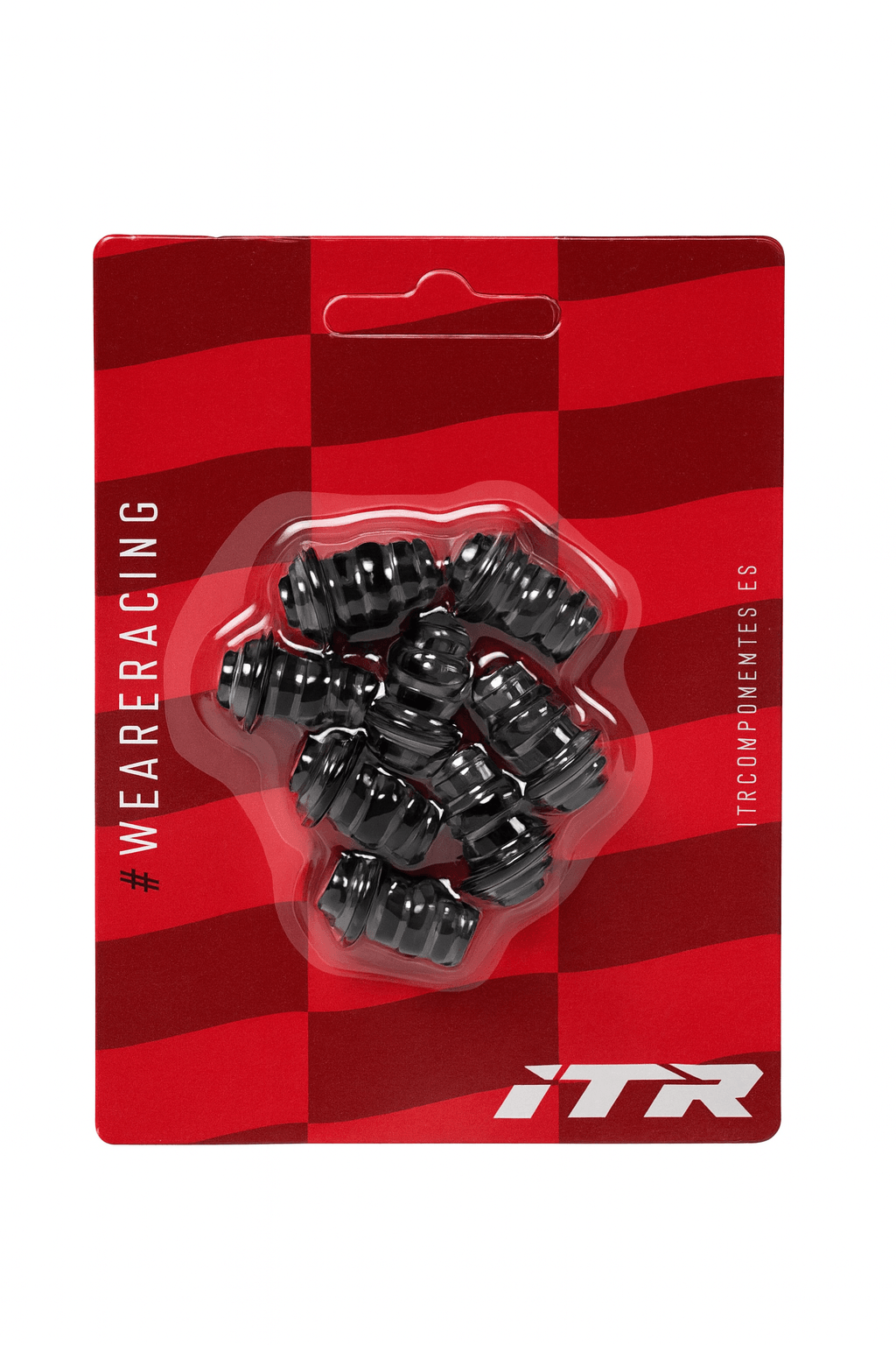ITR Screen Screwing Kit in Aluminum 8 Units- Black 1