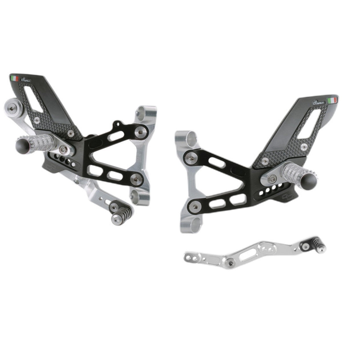 Lightech - Folding Footpegs - BMW - S1000RR (2020-2025) M1000RR (2022-2025) - Standard & Reverse Shift - FTRBM007W 1