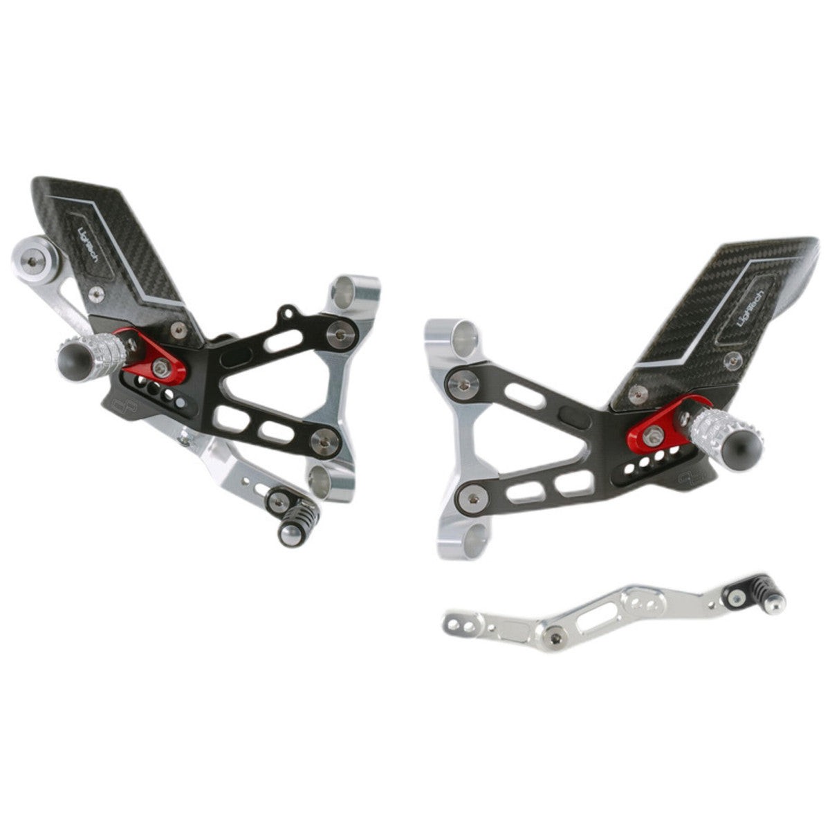 Lightech - R Version Footpegs - BMW - S1000RR (2020-2025) M1000RR (2022-2025) - Standard & Reverse Shift - FTRBM007R 1