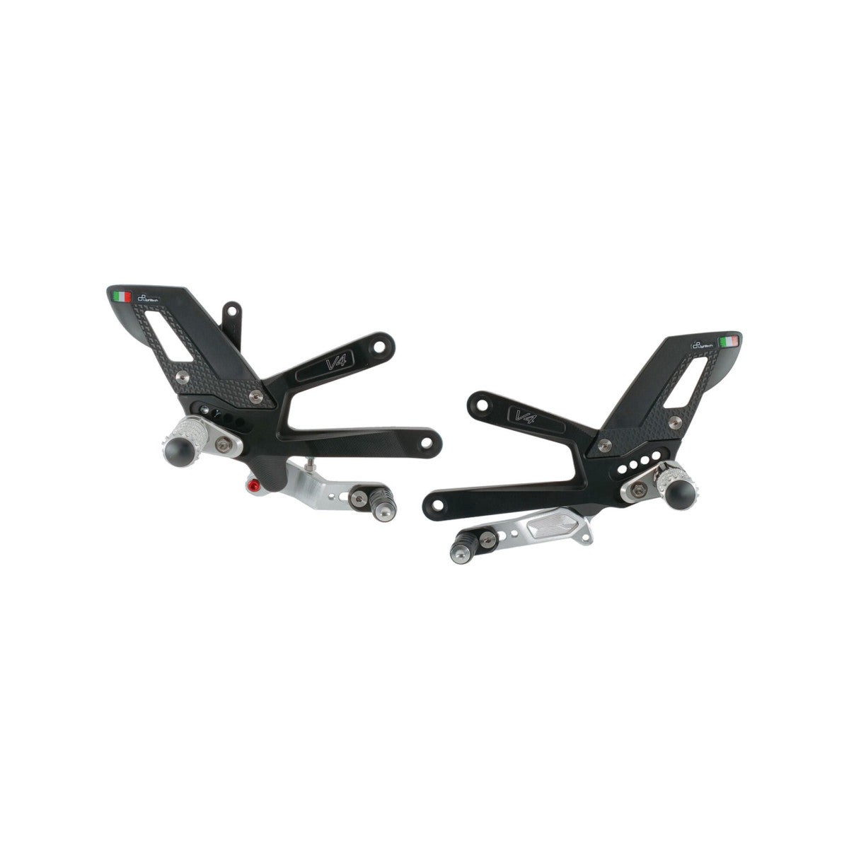 LighTech Rearets - Fixed Pegs - 2025 Ducati V4 Panigale - FTRDU017 1