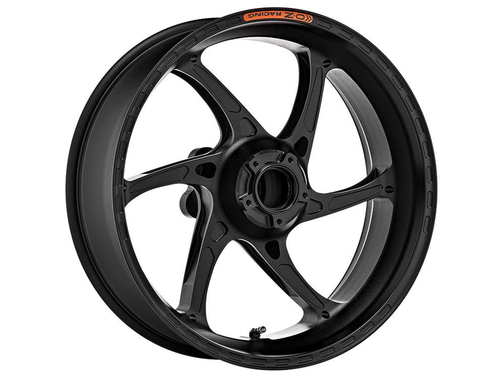 OZ Racing - GASS Aluminum 6 Spoke Rear Wheel - Matte Black - Honda CBR 1000RR- H6004HO60Z1M 1