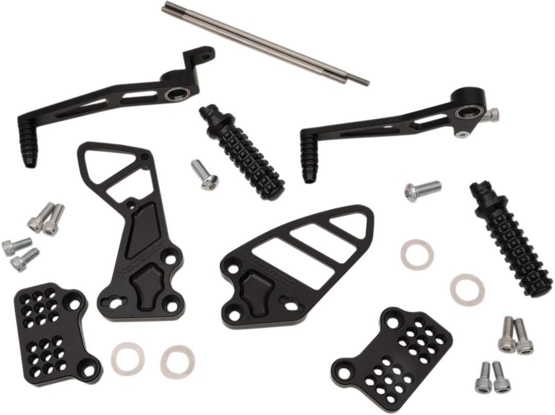 VORTEX REARSET BLACK SUZUKI GSXR600 GSXR750 GSXR1000 1