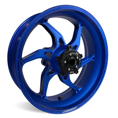 Satin Blue Apex-6 Suzuki GSX-R 1000 / R / ABS 2017-2025 Forged Core Moto wheels 1