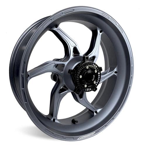 Satin Gray Apex-6 BMW S1000RR/ M1000RR 2020+ (Replaces Forged and Carbon) Forged Core Moto wheels 1
