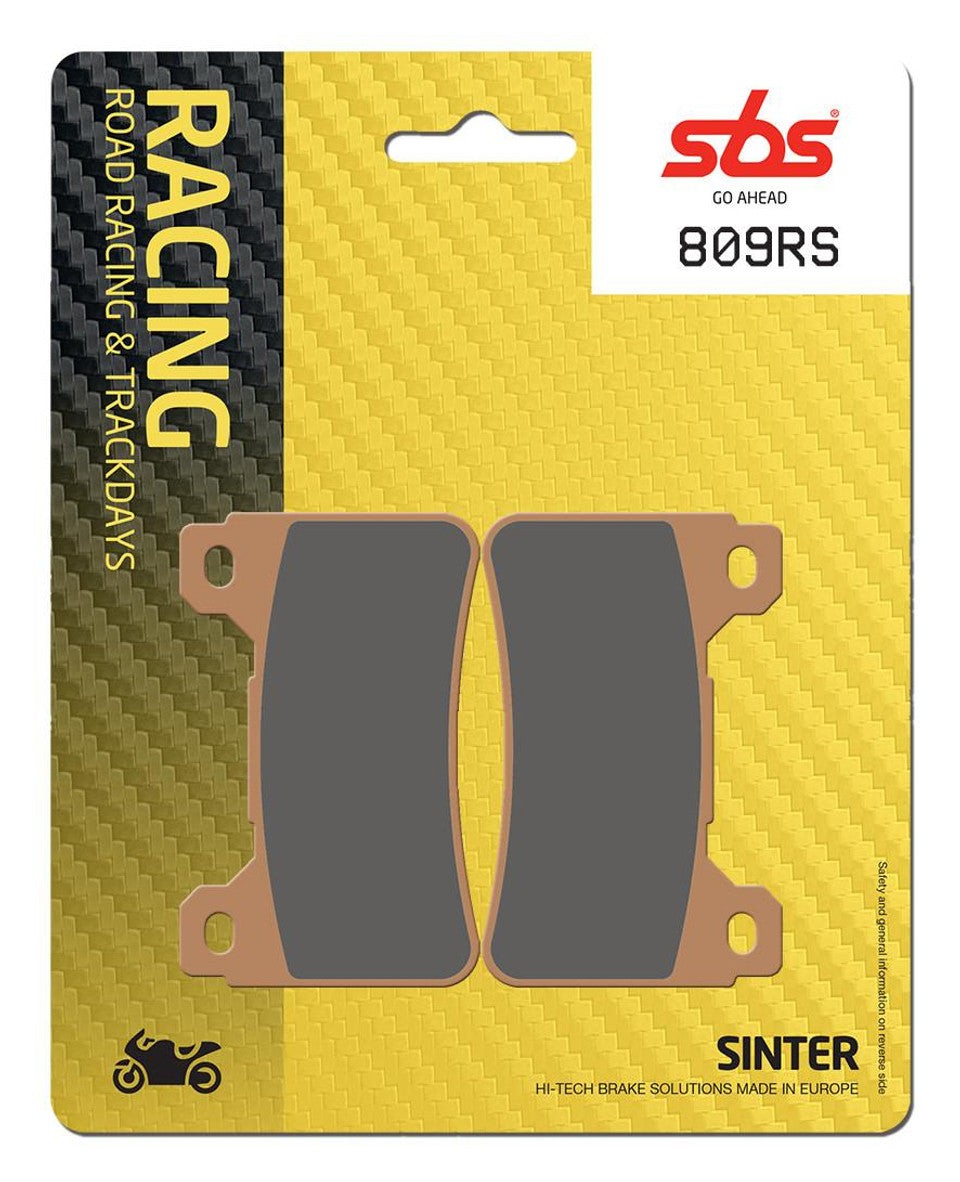 SBS Racing Sinter "Racing" Brake Pads 809 RST - Front (2/pc) 1
