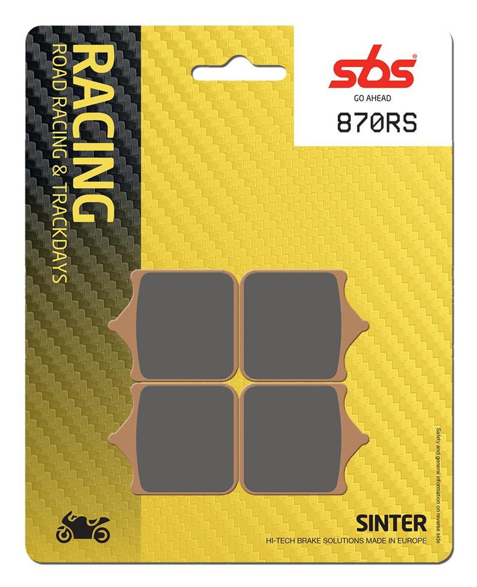 SBS Racing Sinter "Racing" Brake Pads 870 RST - Front (2/pc) 1