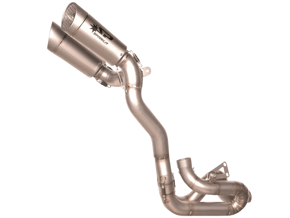 Spark Ducati Panigale V4 S/R Streetfighter "Double Grid-O" Titanium Semi-Full Exhaust System (SingleArm Rear) 1