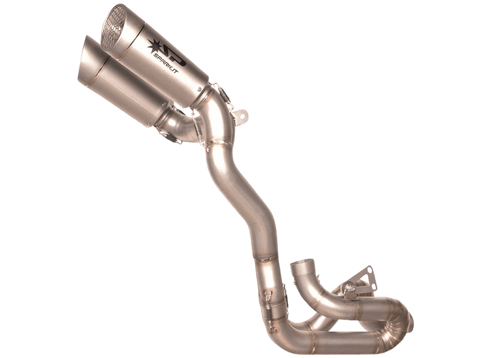 Spark Ducati Panigale V4 S/R Streetfighter "Double Grid-O" Titanium Semi-Full Exhaust System (SingleArm Rear) 1