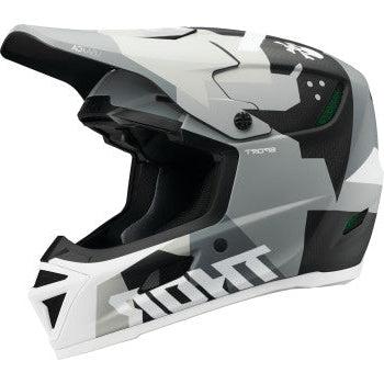 Thor Reflex Sport Helmet - Carbon Brave - MIPS® - Gray/White 1