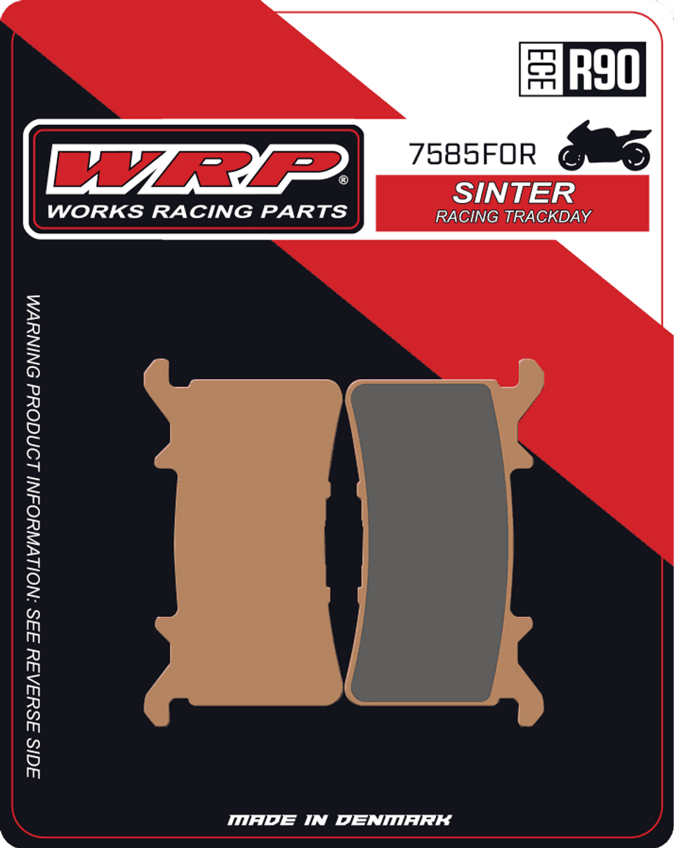 WRP Brake Pads Sinter Racing / Trackday 7585 F0R - Front (2/pc) 1